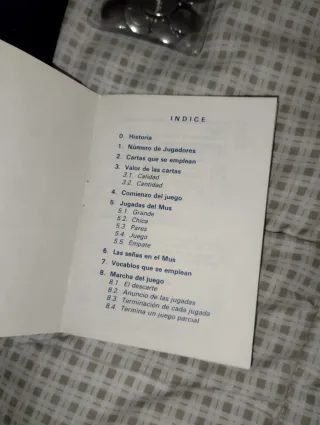 Baraja de cartas para juego de mus.
