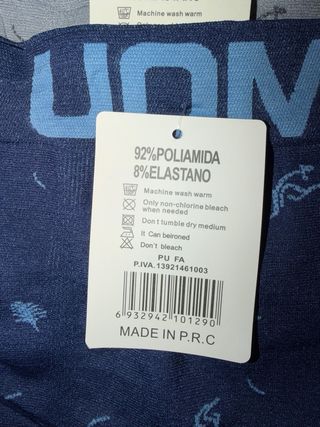 13 Boxer Uomo Talla XL/XXL Elásticos Hombre