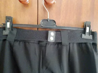 Pantaloni neri tessuto elasticizzato " nuovo "