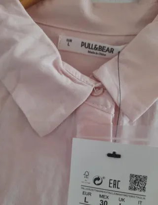 Camisa rosa Pull&Bear