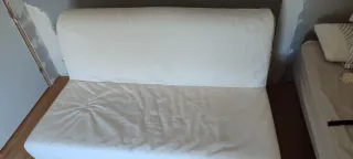 Sofá Ikea 2 Plazas Gris Tela