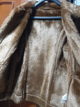 Abrigo marrón de señora sin estrenar