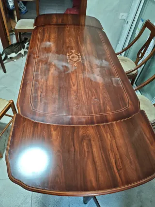 Tavolo da pranzo antico in legno massello estensibile