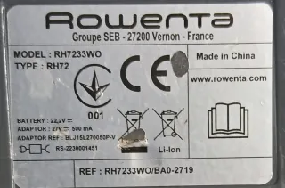 Rowenta Aspirapolvere 22V Lithium x pert 160