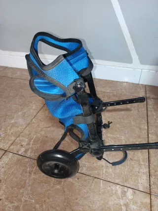 Sedia a rotelle per cani - Blu/Nero