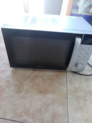 Microondas Home Plateado