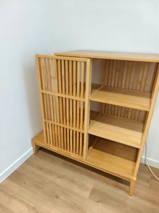 Mueble de bambú Ikea Nordkisa