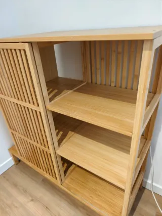 Mueble de bambú Ikea Nordkisa