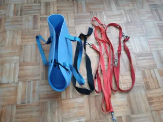 Transportín para perros azul