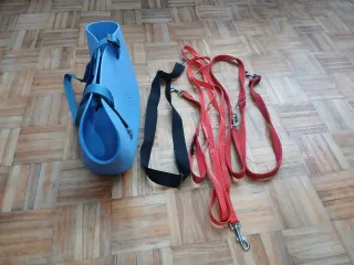 Transportín para perros azul