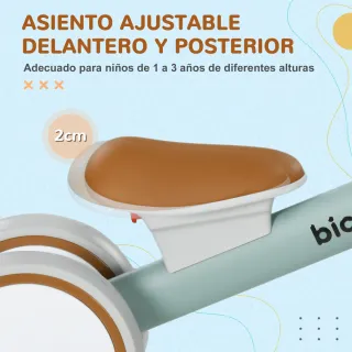 Bicicleta sin pedales para niños