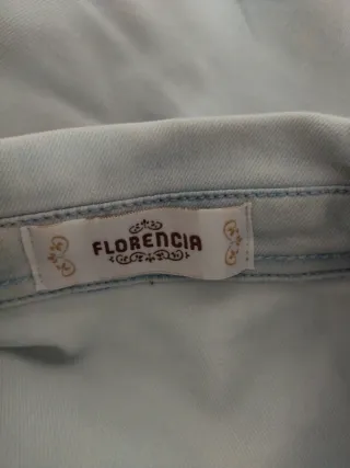 Camisa vaquera manga corta