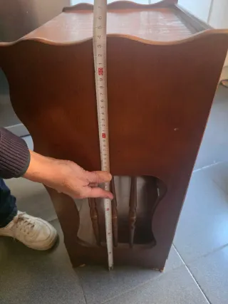 Mesita auxiliar vintage de madera