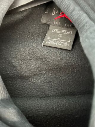 Sudadera Jordan con capucha negra