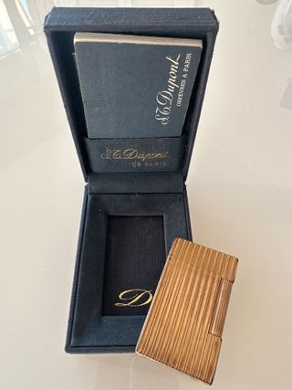 Mechero S.T. Dupont Chapado Oro