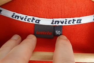 Polo Invicta Rojo Talla L Hombre Original