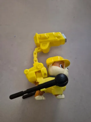 Muñeco Patrulla Canina Rubble. Pj Maks y aviones