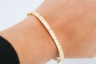Pulsera Caña Oro 18K