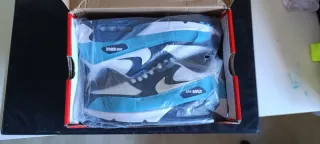 Zapatillas  Nike Azul Blanco