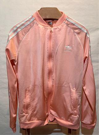 Tuta Adidas Giacca Rosa Pantalone Nero M