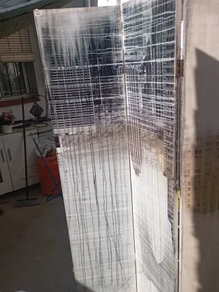 Biombo estructura para forrar.