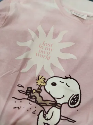 Pijama Snoopy Algodón Capri