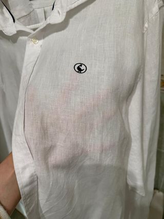 Camisa Blanca 100% Lino XXL El Ganso