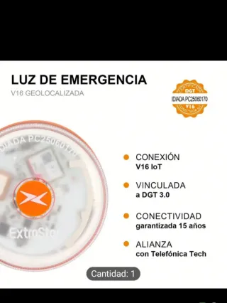 Baliza V16 Geolocalizada DGT Conectada
