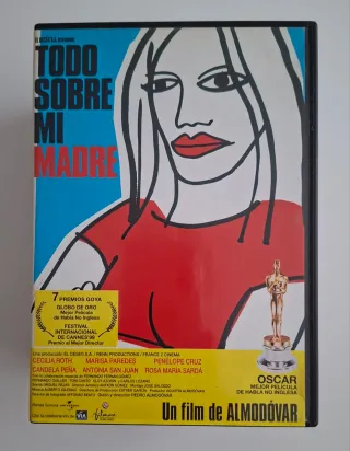 DVD Todo sobre mi madre Almodóvar