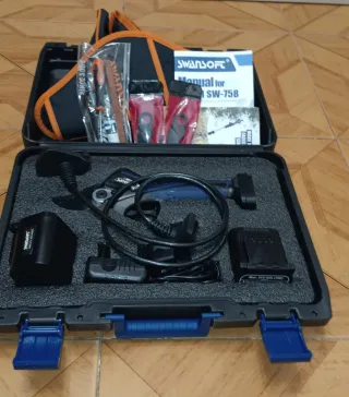 SWANSOFT Tijeras Eléctricas Podar 40mm + Batería