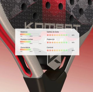 Pala Padel NUEVA sin abrir KOMBAT FUJI Manu Martin