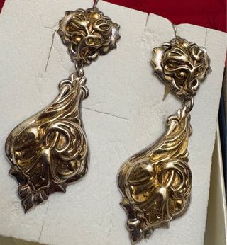 Orecchini Borbonici Oro-Argento