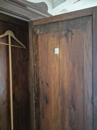 Armario ropero madera con espejo