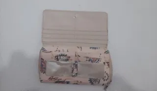 Billetera con estampado paisley