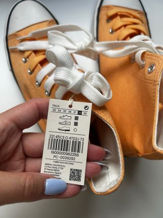 Pack Zapatillas lona estilo Converse talla 38