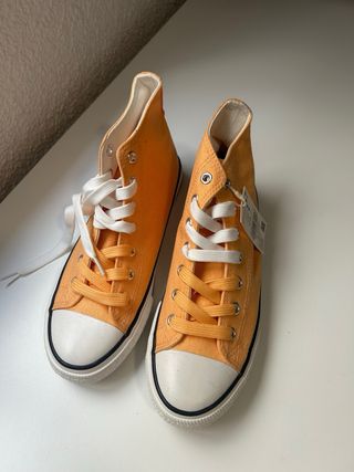 Pack Zapatillas lona estilo Converse talla 38