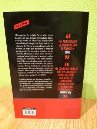 Novela negra Descenso a la noche-Hervé Le Corre