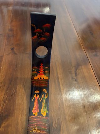 Botellero decorativo oriental lacado