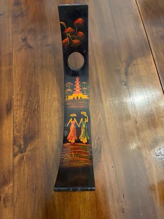 Botellero decorativo oriental lacado