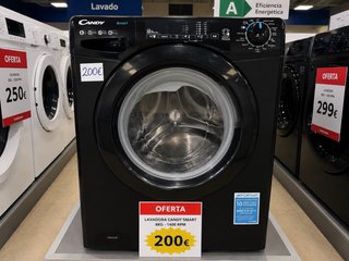 Lavadora Candy negro 8 kg 1400 rpm A+++ Envio!!