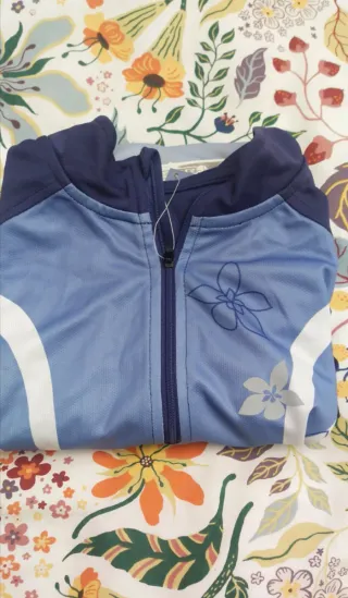 Maillot Ciclismo Mujer Crivit Azul