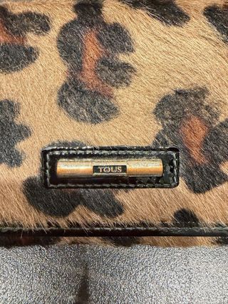 Cartera Tous Leopardo marron negro wallet