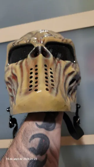 Máscara Airsoft Calavera Aerografiada