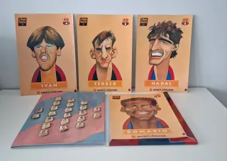 Pins y Caricaturas del F. C. Barcelona