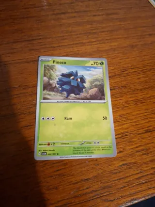Pineco Pokémon Carta Base