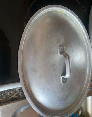 Coppia di  grandi Pentole con  Coperchio Alluminio