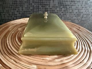 Scatola in onice verde