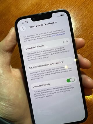 iPhone 13 Azul Marino BATERIA 87% 128gb