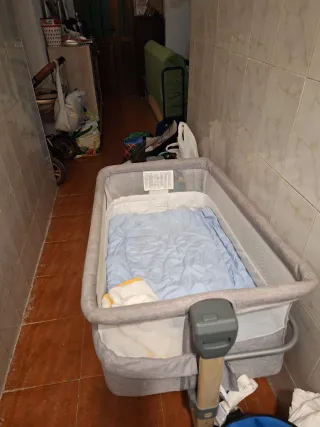 Minicuna colecho Kinderkraft NESTE AIR WOOD