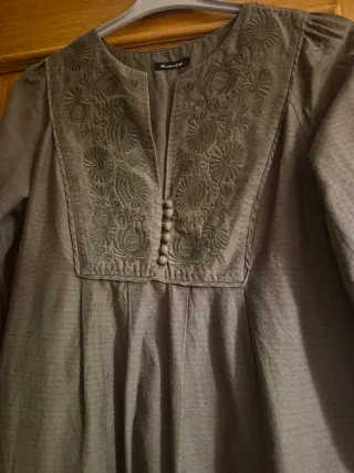 Vestido Massimo Dutti verde